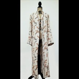 Floral Bell Sleeve Kimono